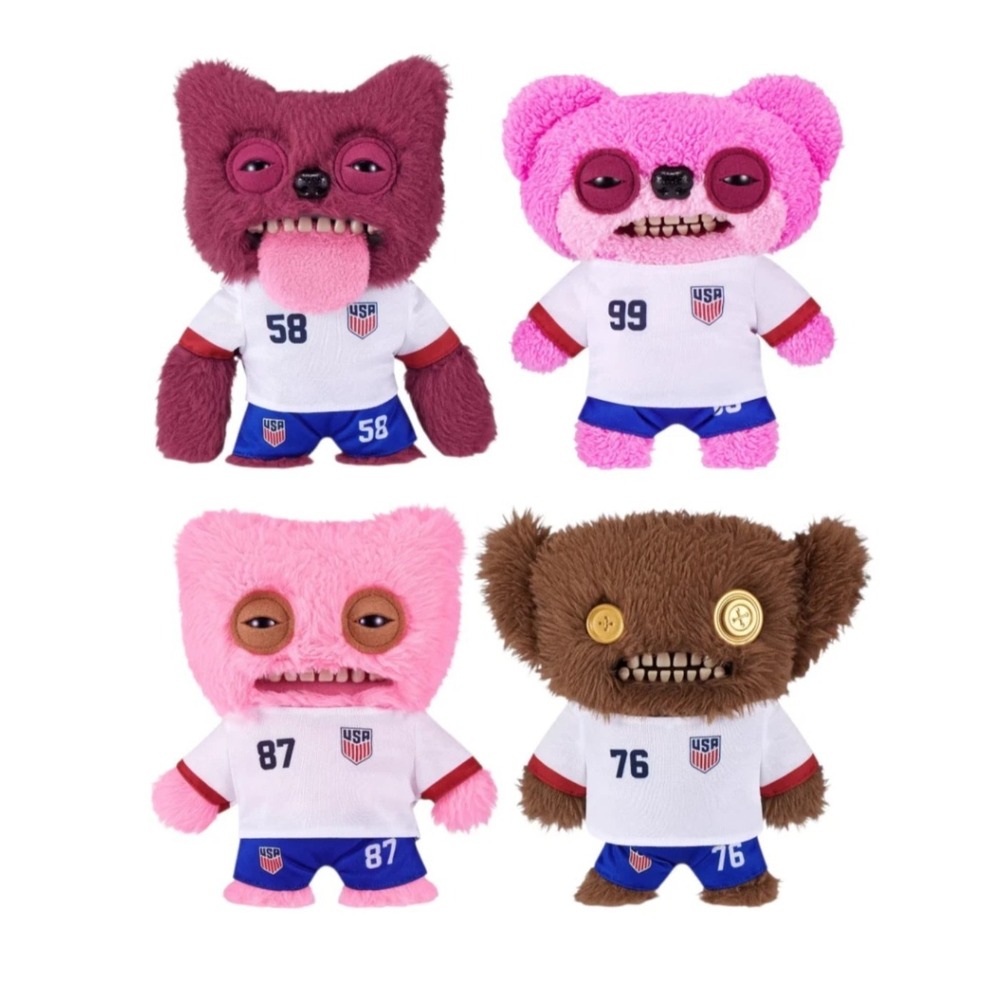 Fuggler USA Soccer FIFA World Cup Monster Plush New FULL SET Walmart exclusive